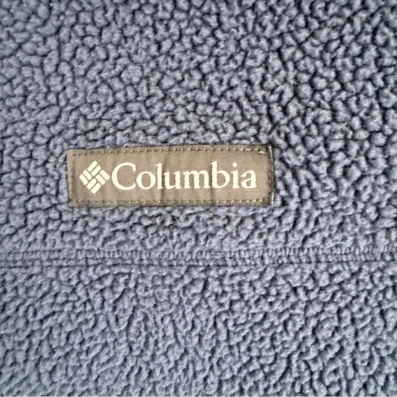Columbia High-Pile Fleece Jacket Blue Gorpcore Full Zip Men’s Size 4XL - Picture 2 of 9